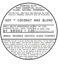 LOVE {GOOD VIBES collection} DROOZ Candle No.9