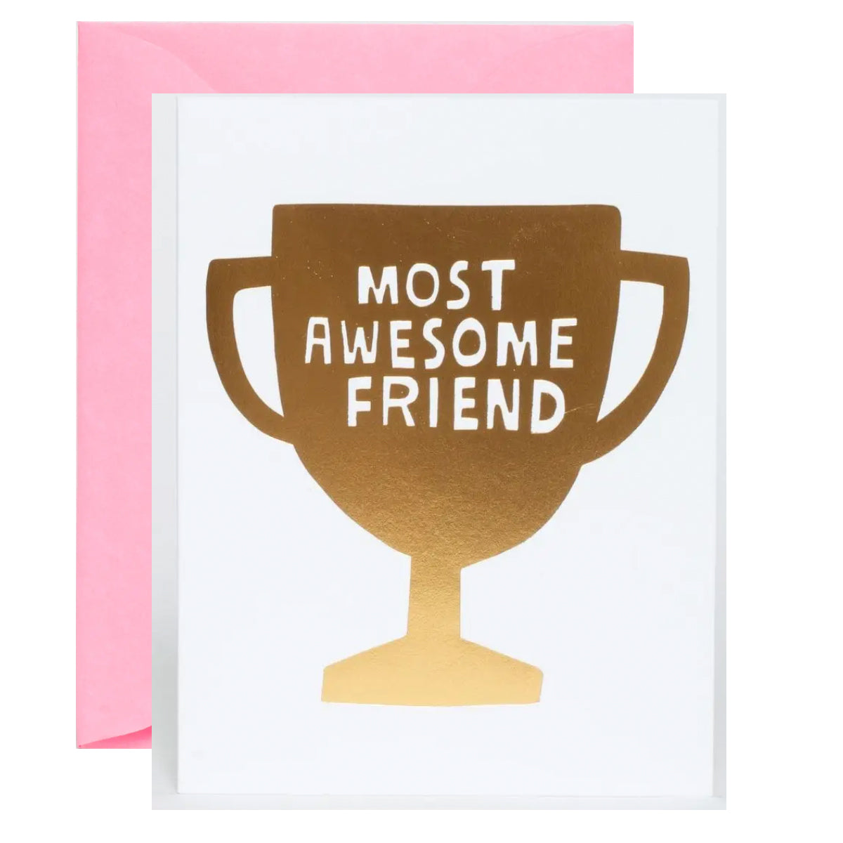 awesome friend greeting card