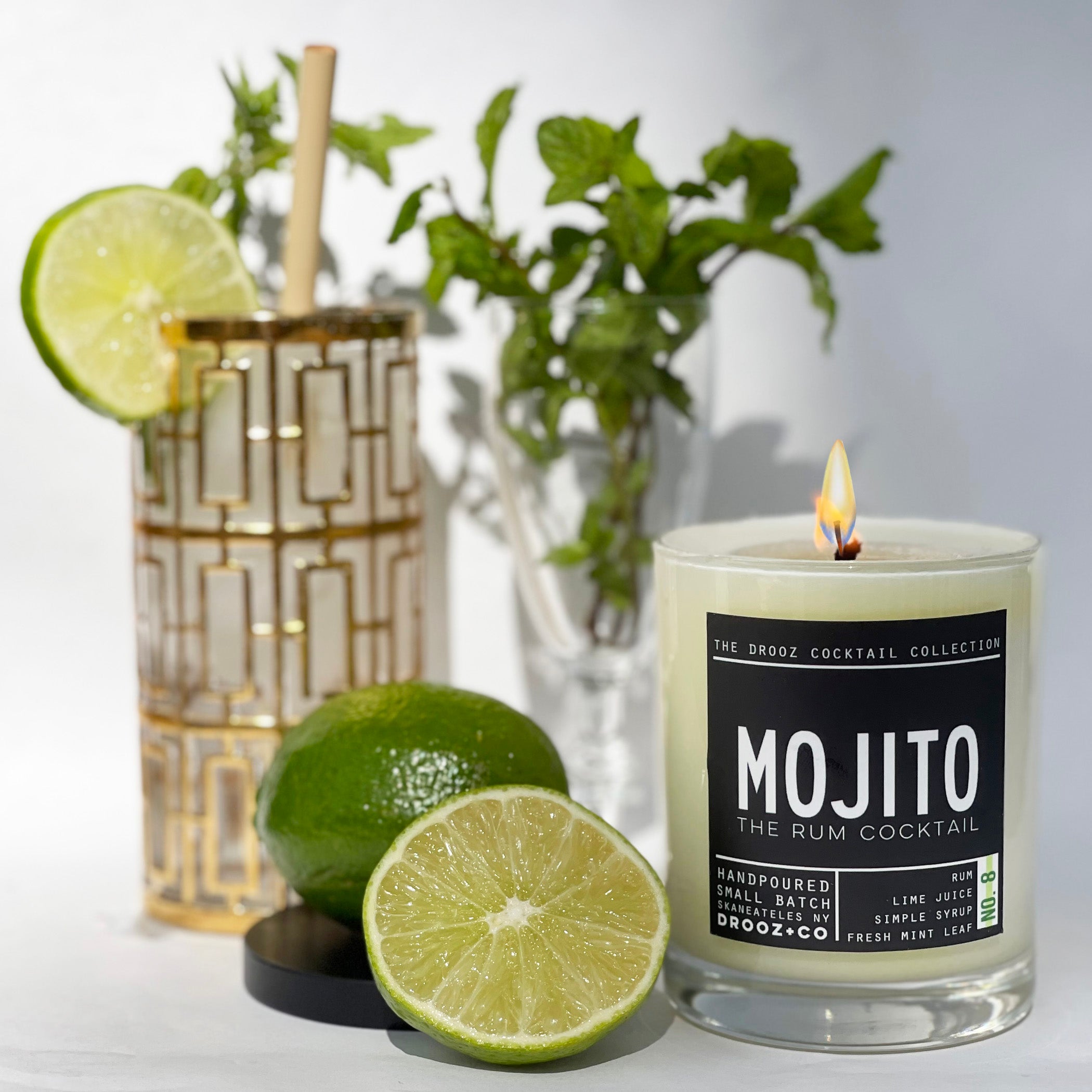 Mojito  {COCKTAIL Collection} DROOZ candle No.8