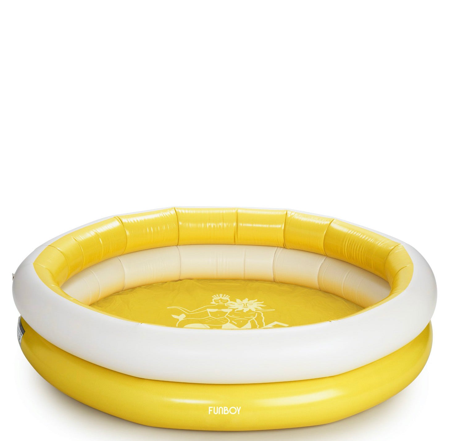 Mellow Yellow  kiddie pool: FUNBOY