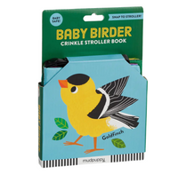 Baby Birder Crinkle Fabric Stroller Book