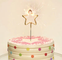 12" Gold Star Sparkler Wand Card - Celebrate