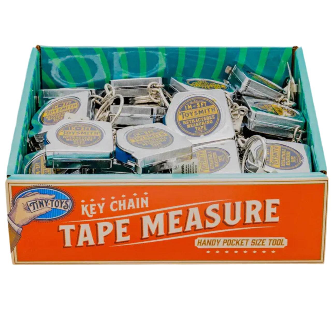 Key Chain Tape Measure, Small 1.25"