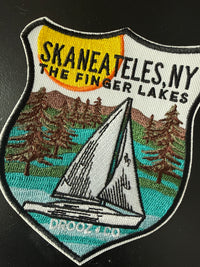 Sailboat Skaneateles embroidered Patch