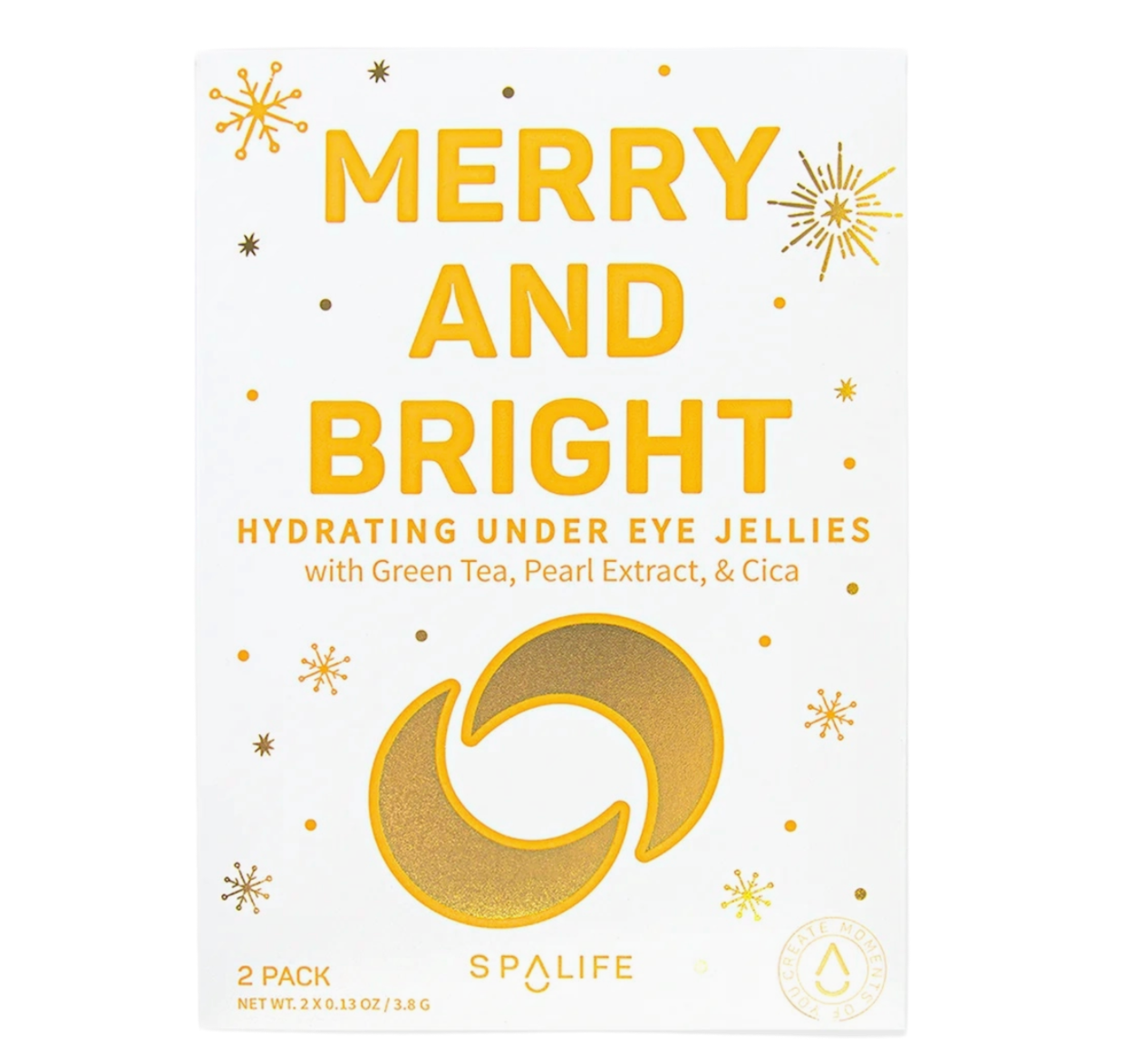 holiday merry &  bright Undereye Masks - 2 Pairs