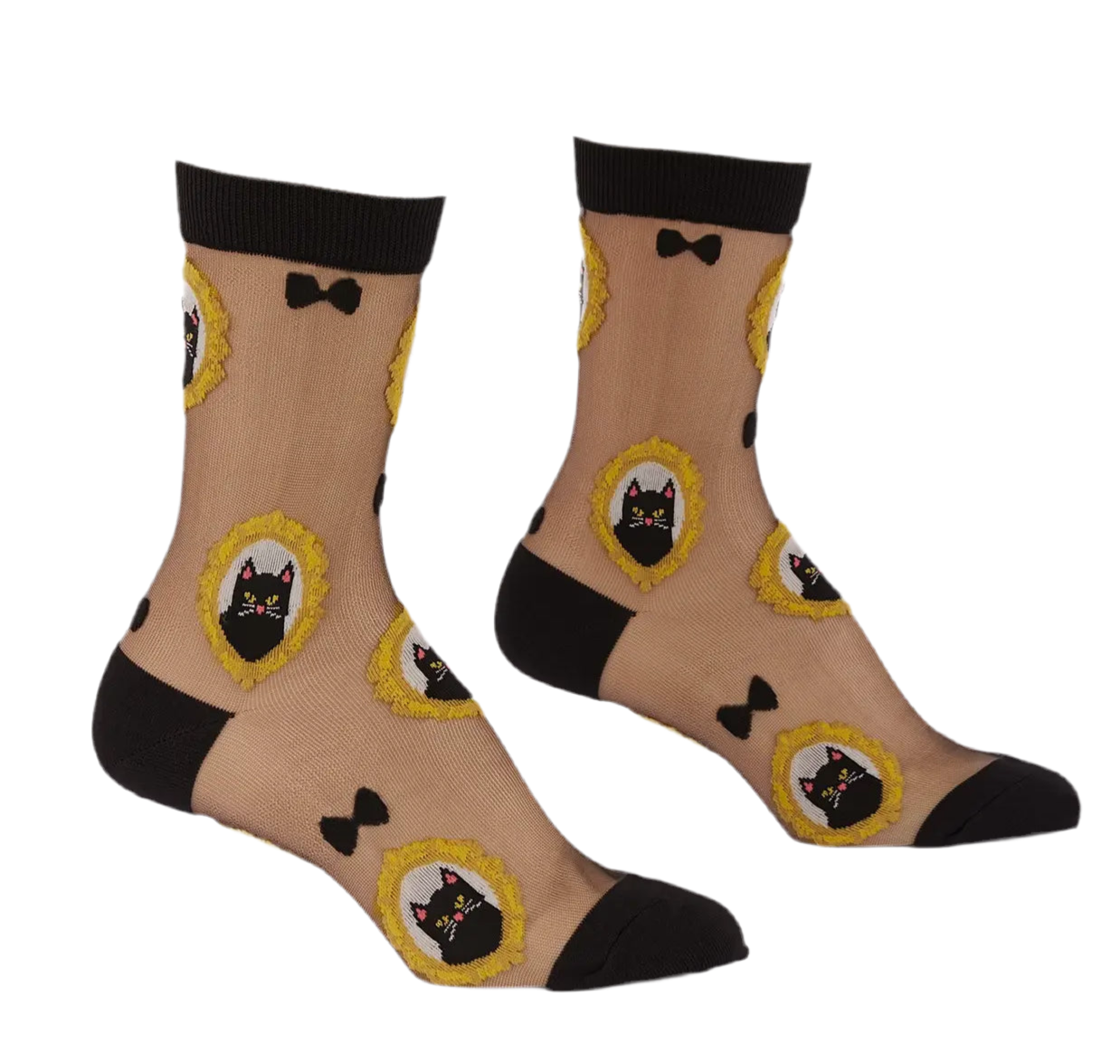A-Mew-Sing: sheer crew sox