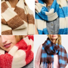 plaid/stripe: fuzzy scarf