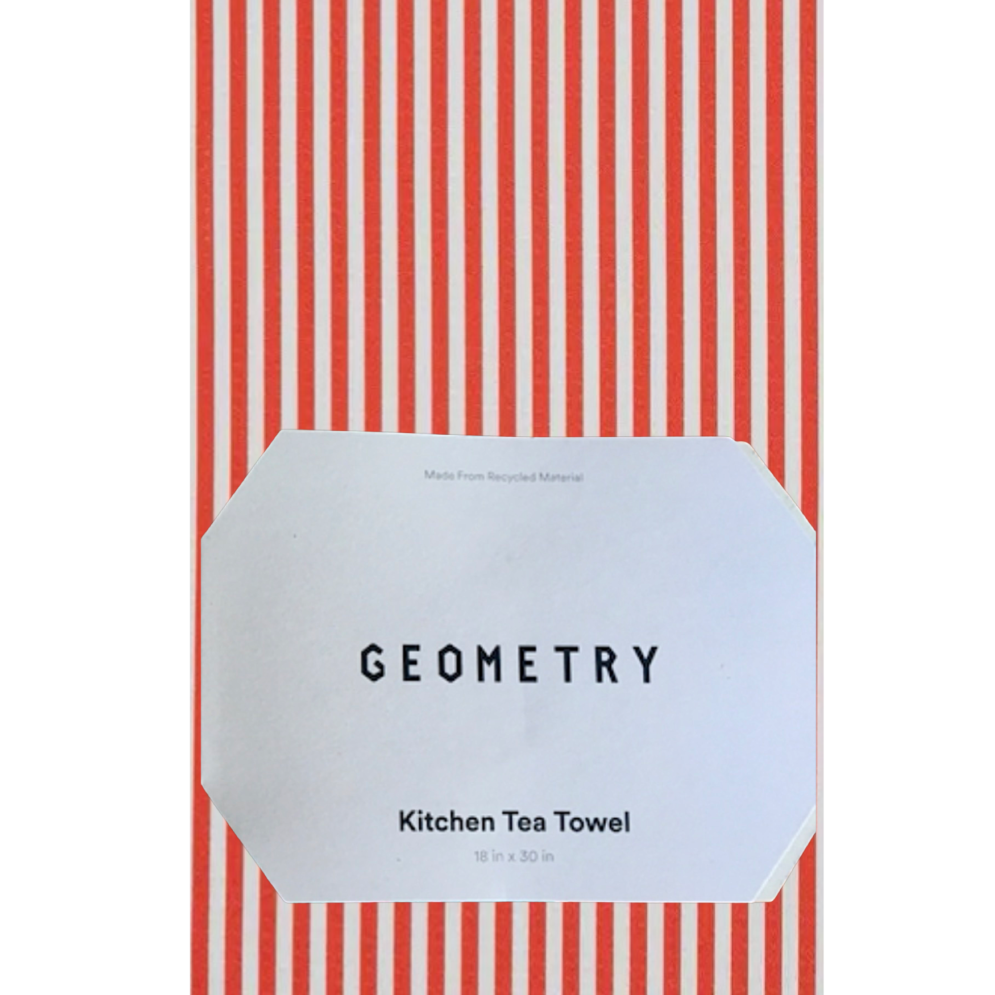 Red Stripe : TEA towel