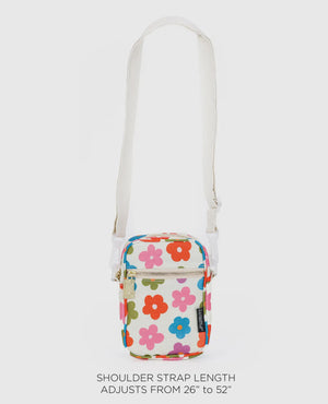 multi popp: floral crossbody mini brick bag