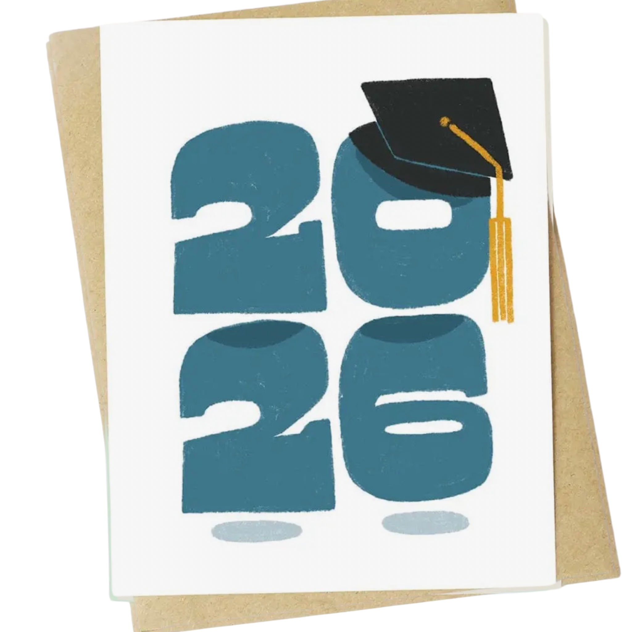 2026 Blue Graduation Card