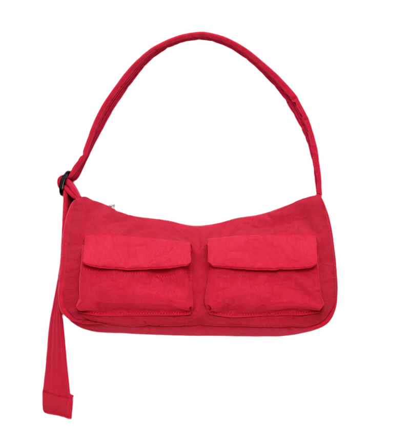 candy apple cargo shoulder bag