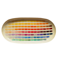 oval tray: Nomenclature of Colors