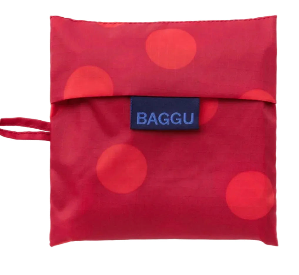 Red polka dot  : BAGGU bag