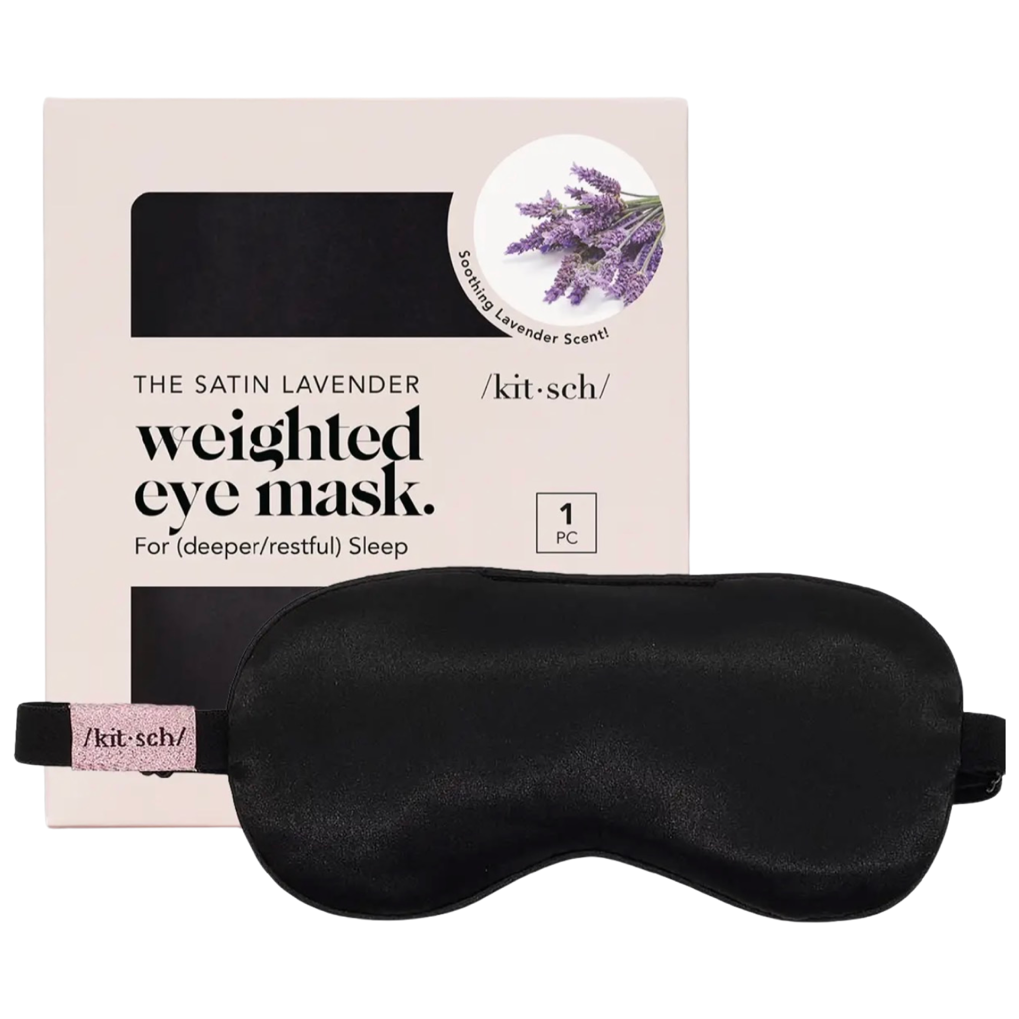 Lavender Scented Satin Weighted Eye Mask