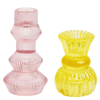 small Glass Candle Holder