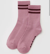 Ribbed stripe sock: BAGGU (+ colors)