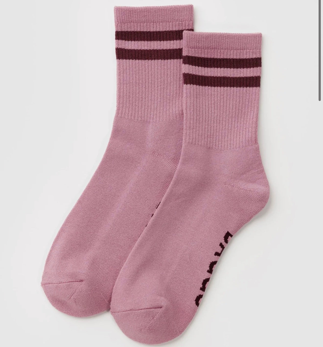 Ribbed stripe sock: BAGGU (+ colors)