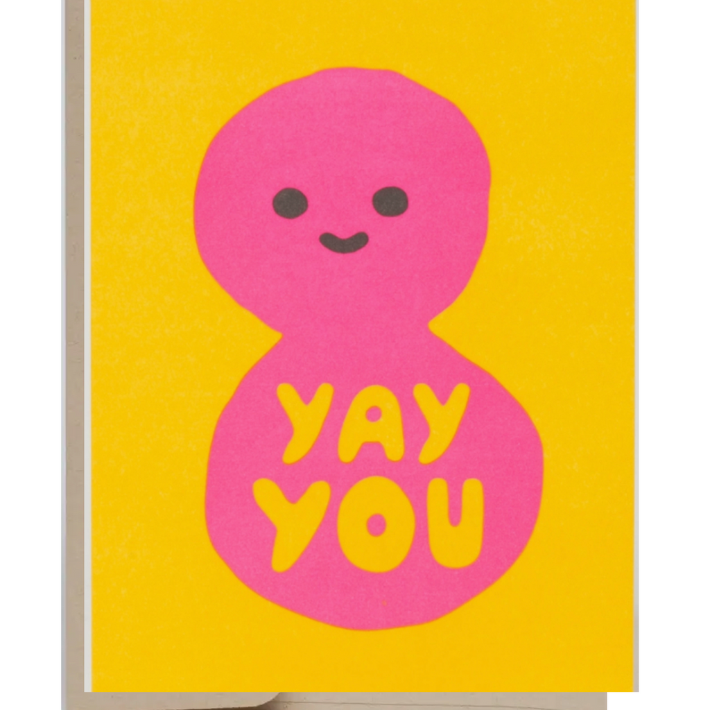 yay you peanut greeting card