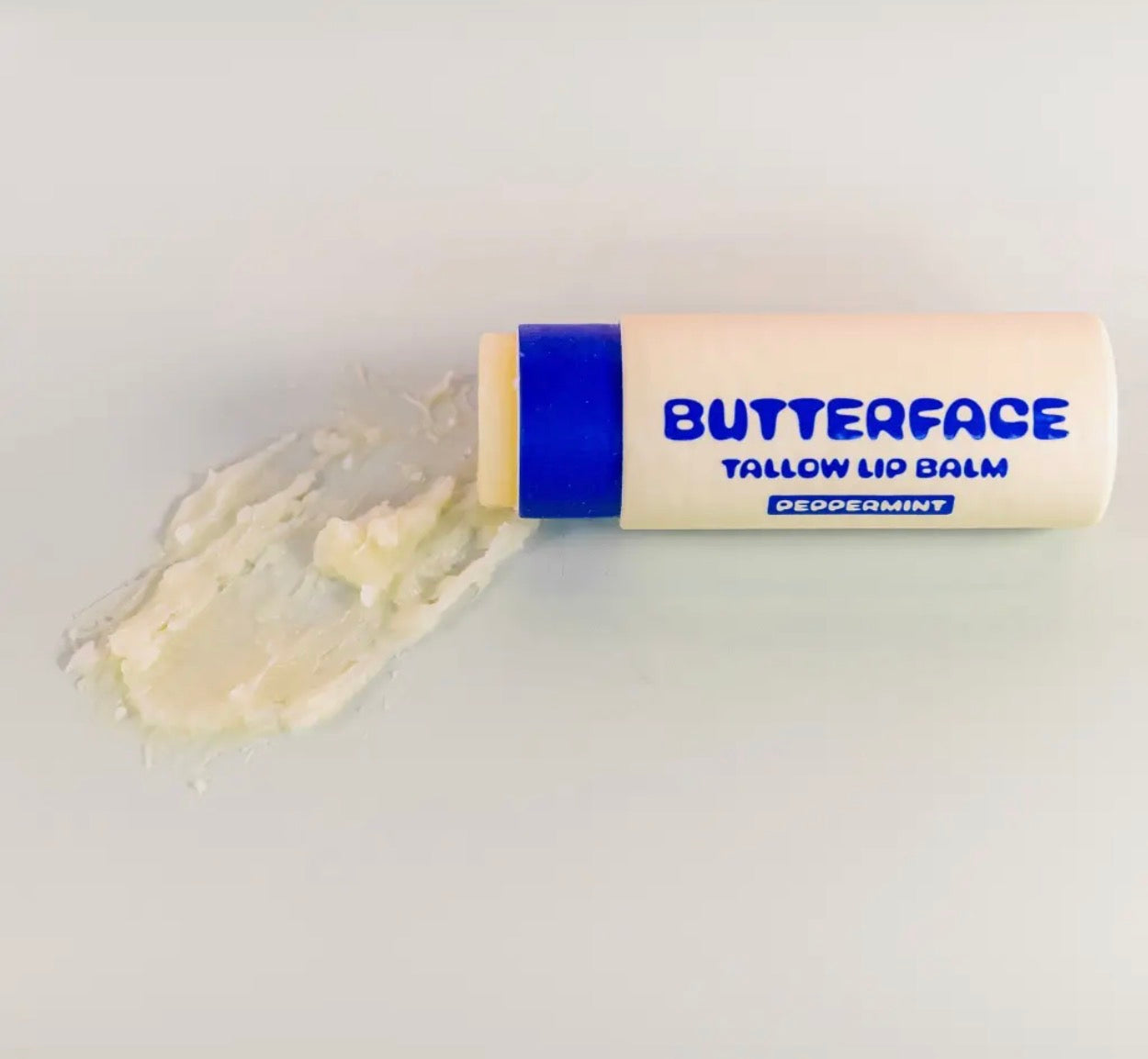 Butterface: peppermint tallow lip balm