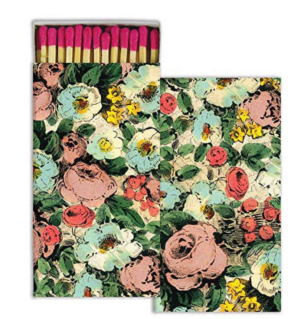 Floral Collage Pink: Beauty: match box