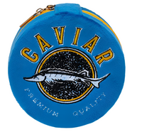 Caviar: velvet jewelry zip case