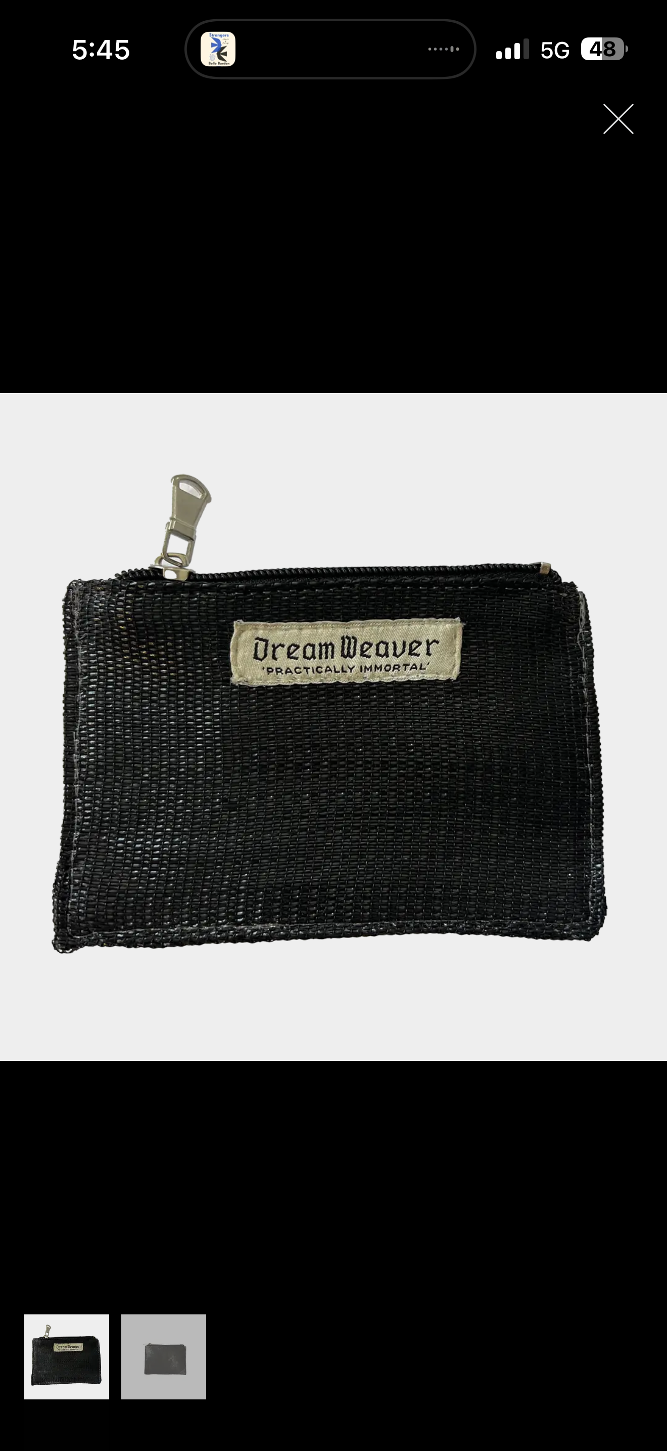 The pocket cards ‘n currency zip