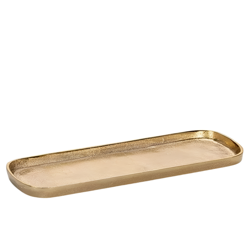 Medium Oval Tray - Gold - 3x10"L