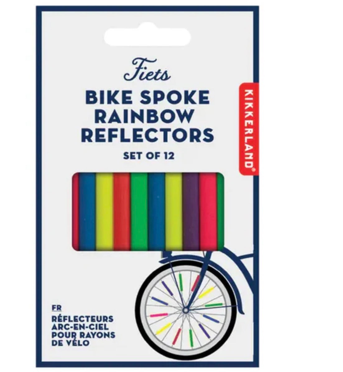 rainbow bike spoke reflectors
