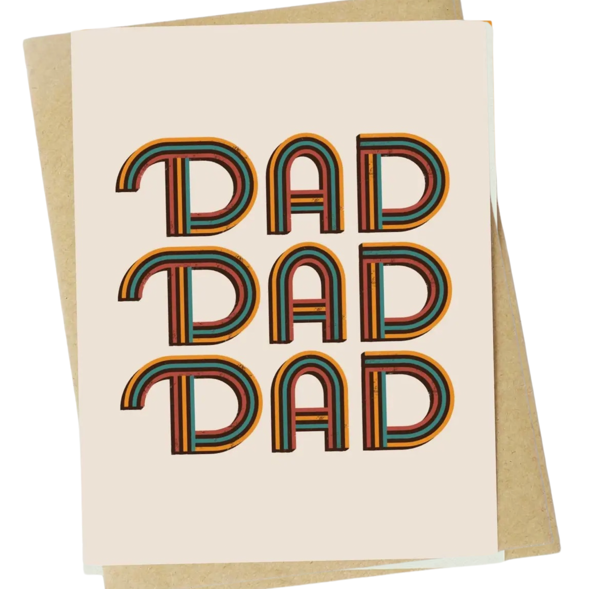 "Dad Dad Dad" Greeting Card