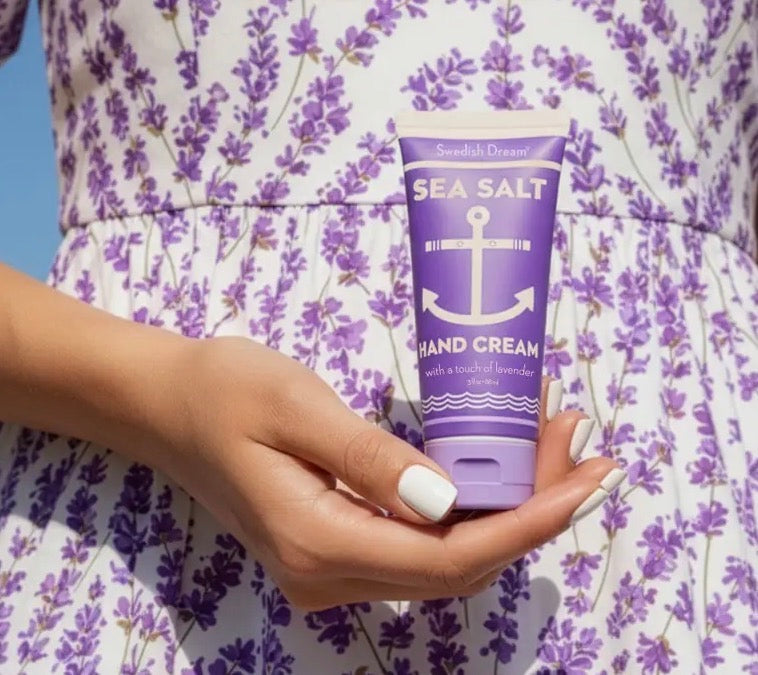 Sea Salt Lavender Hand Cream - Natural 20% Shea Butter