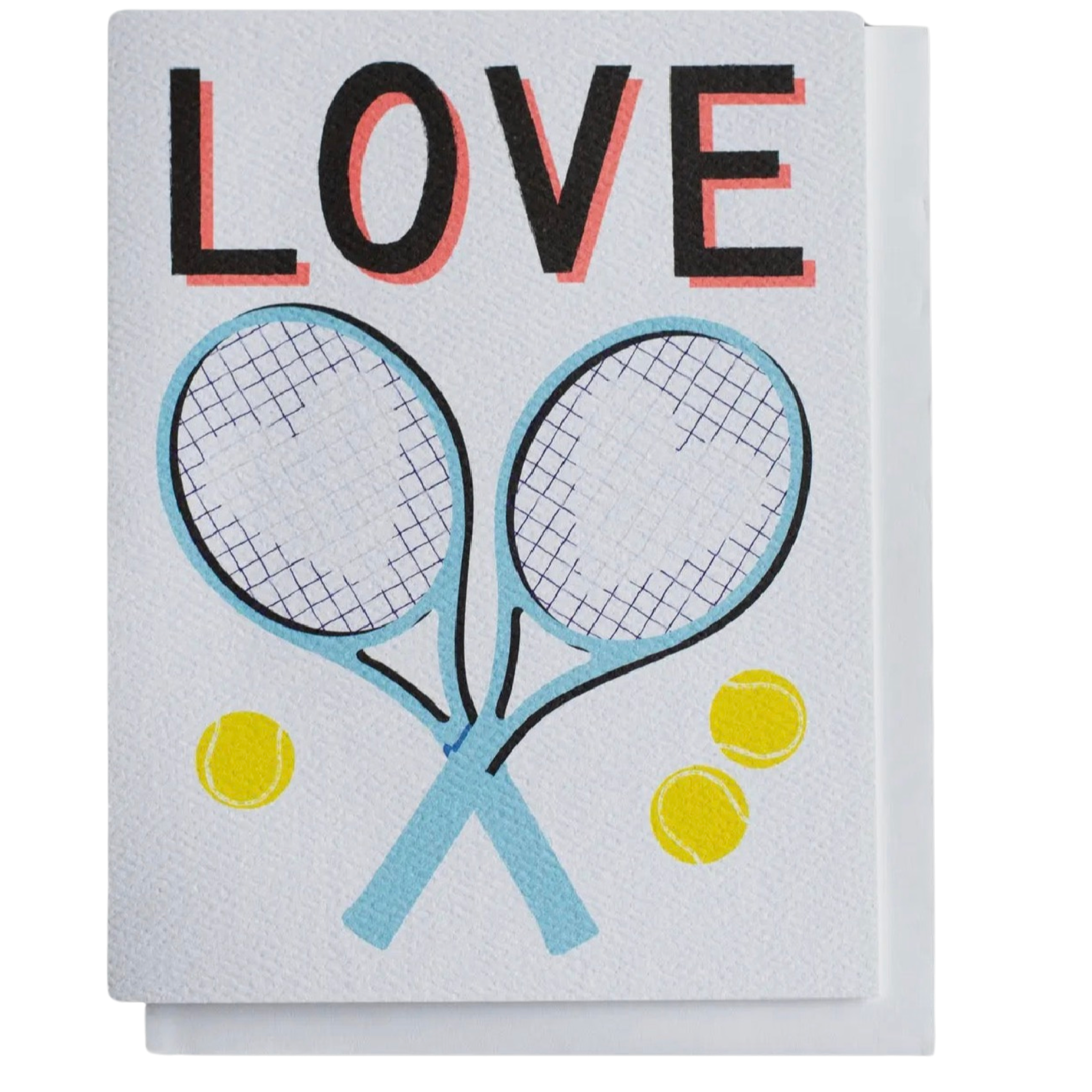 tennis LOVE card