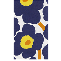Unikko Dark Blue Marimekko -  Paper Napkin