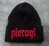 Pierogi (BLK) Knit Beanie Winter Hat