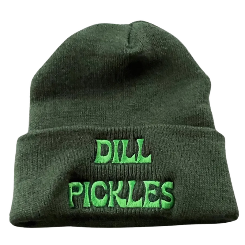 Dill pickle Knit Beanie Winter Hat