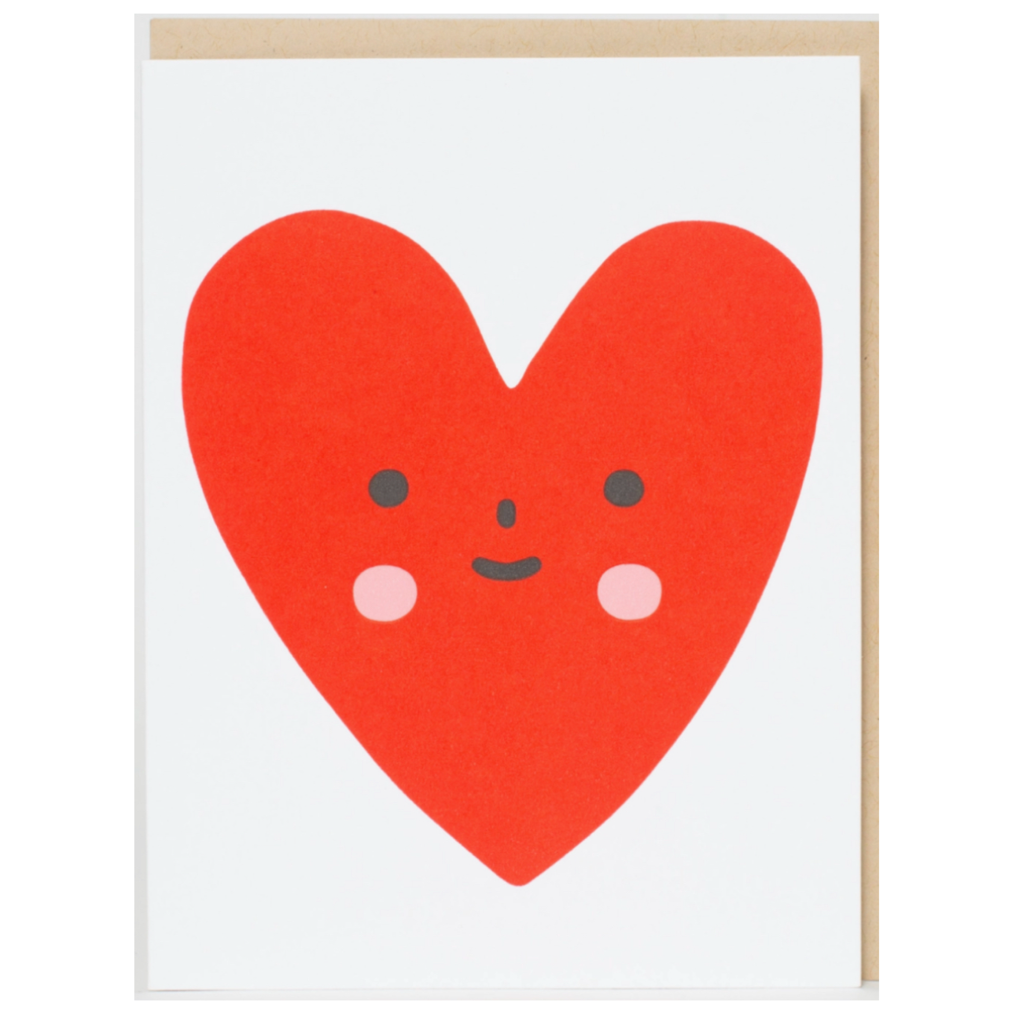 cutie heart Valentine greeting card