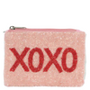 xoxo beaded card holder