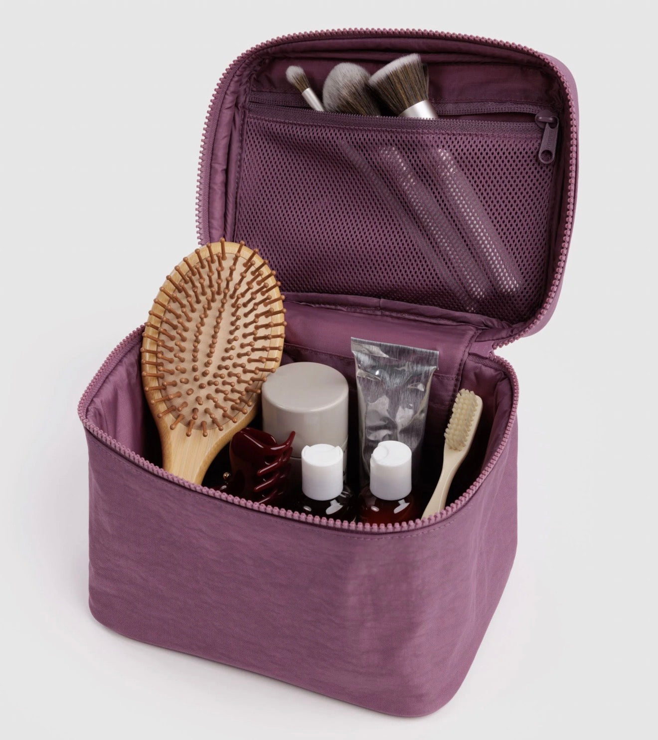 Plum cosmetic case -large