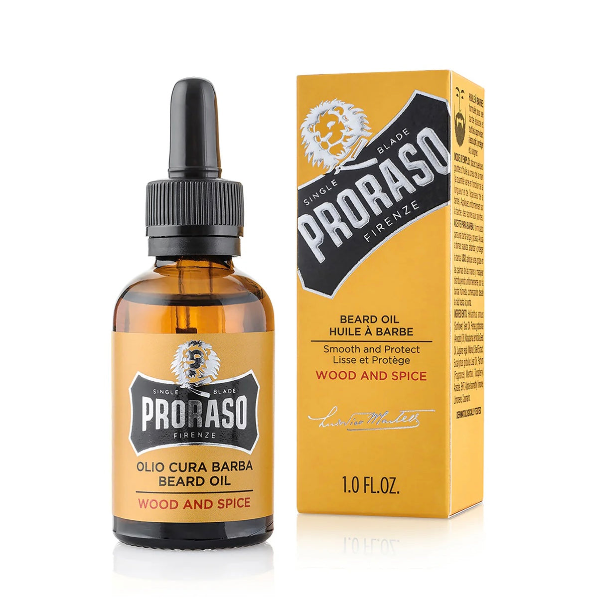 Wood & Spice beard oil : PRORASO