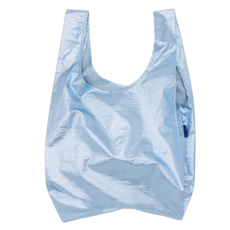 Blue metallic : BAGGU bag