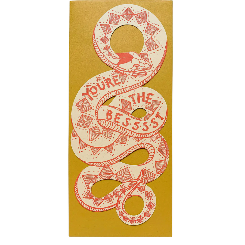 You’re the bessst (snake)greeting card