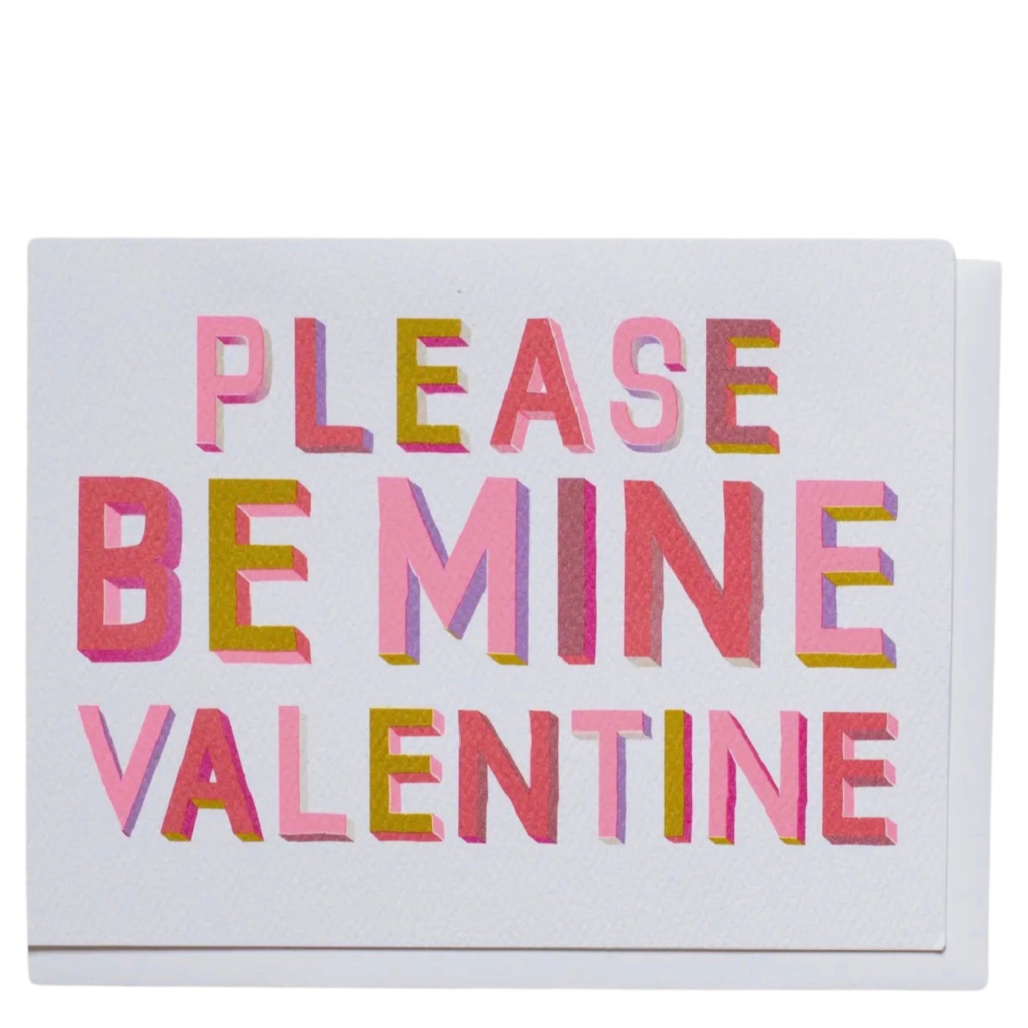 Be mine valentine card