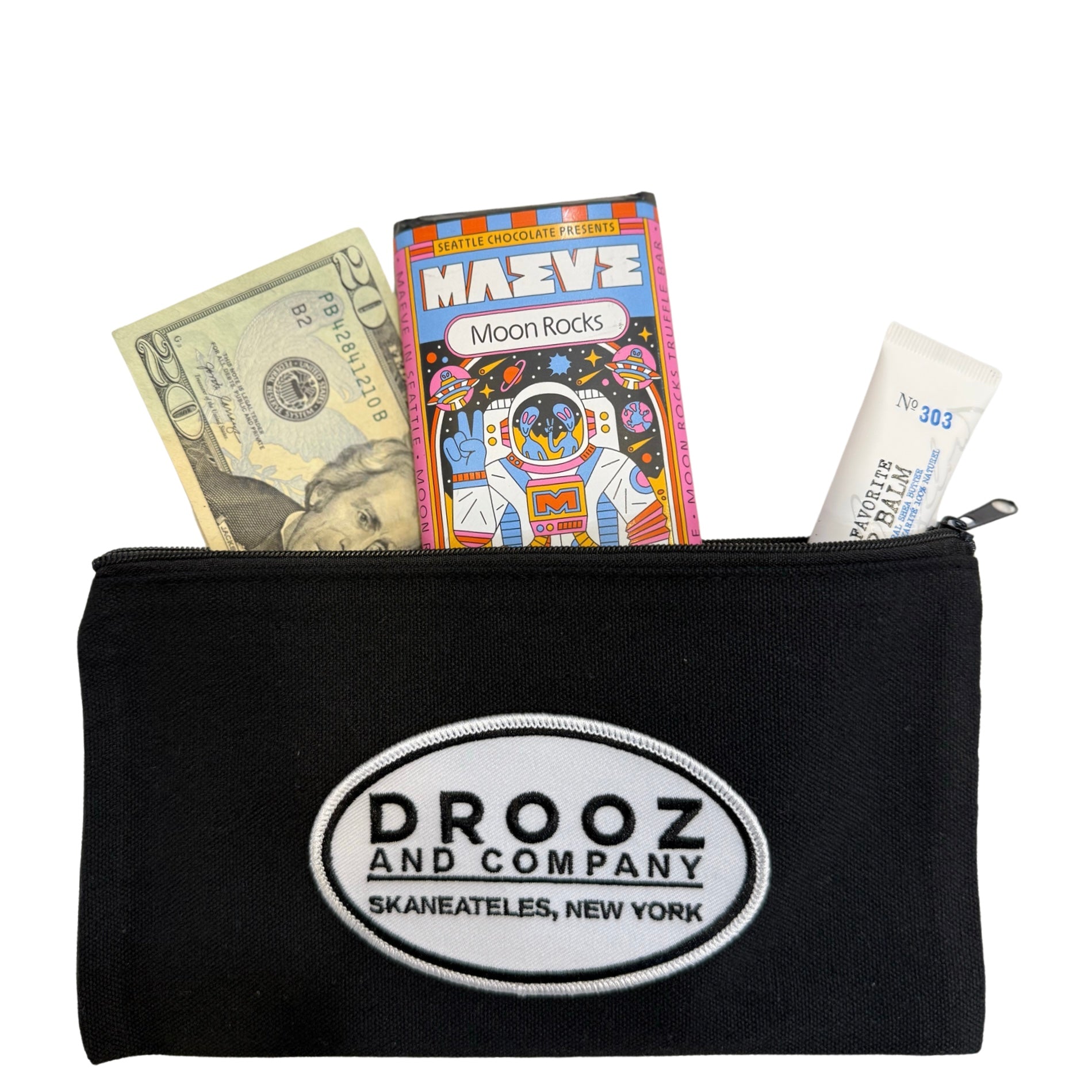 DROOZ canvas zip pouch