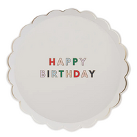 Happy Birthday-paper plates/napkins