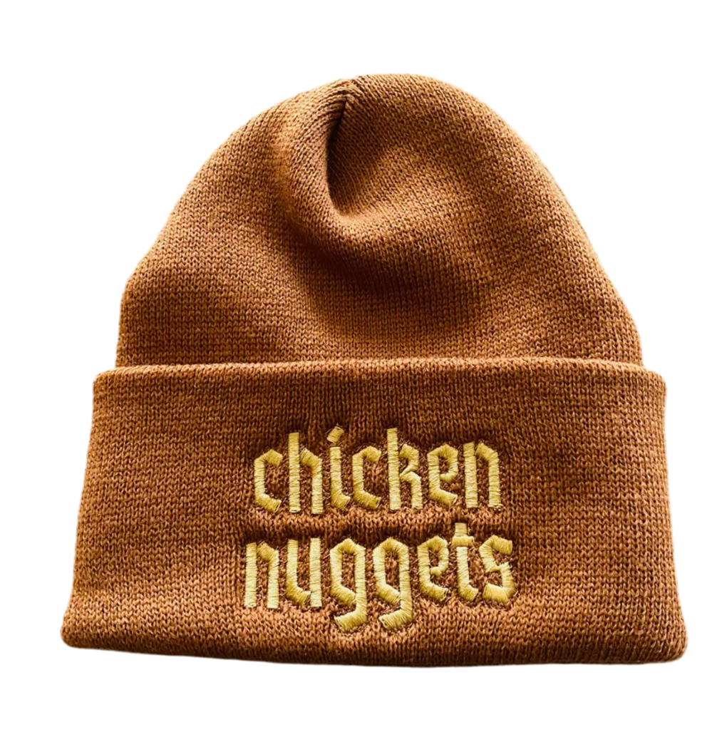 chicken nuggets Knit Beanie Winter Hat