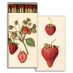 Strawberries: match box