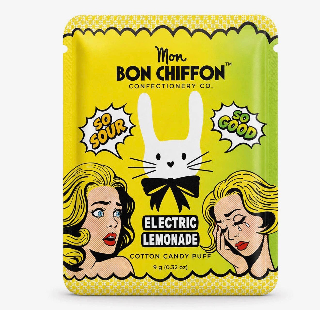 Sour Lemon Cotton Candy Puff