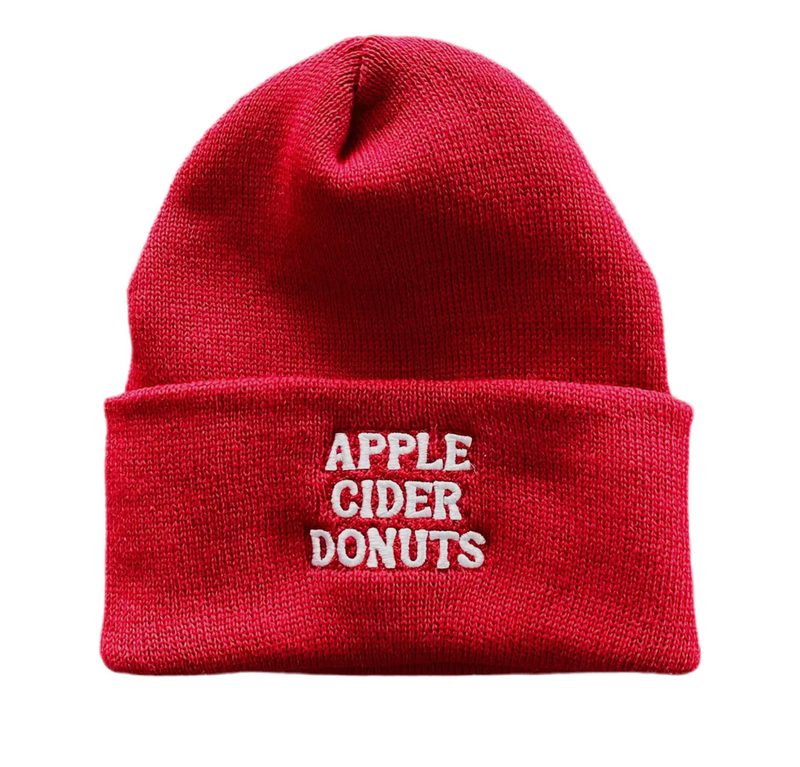 Apple Cider Donuts Knit Beanie Winter Hat