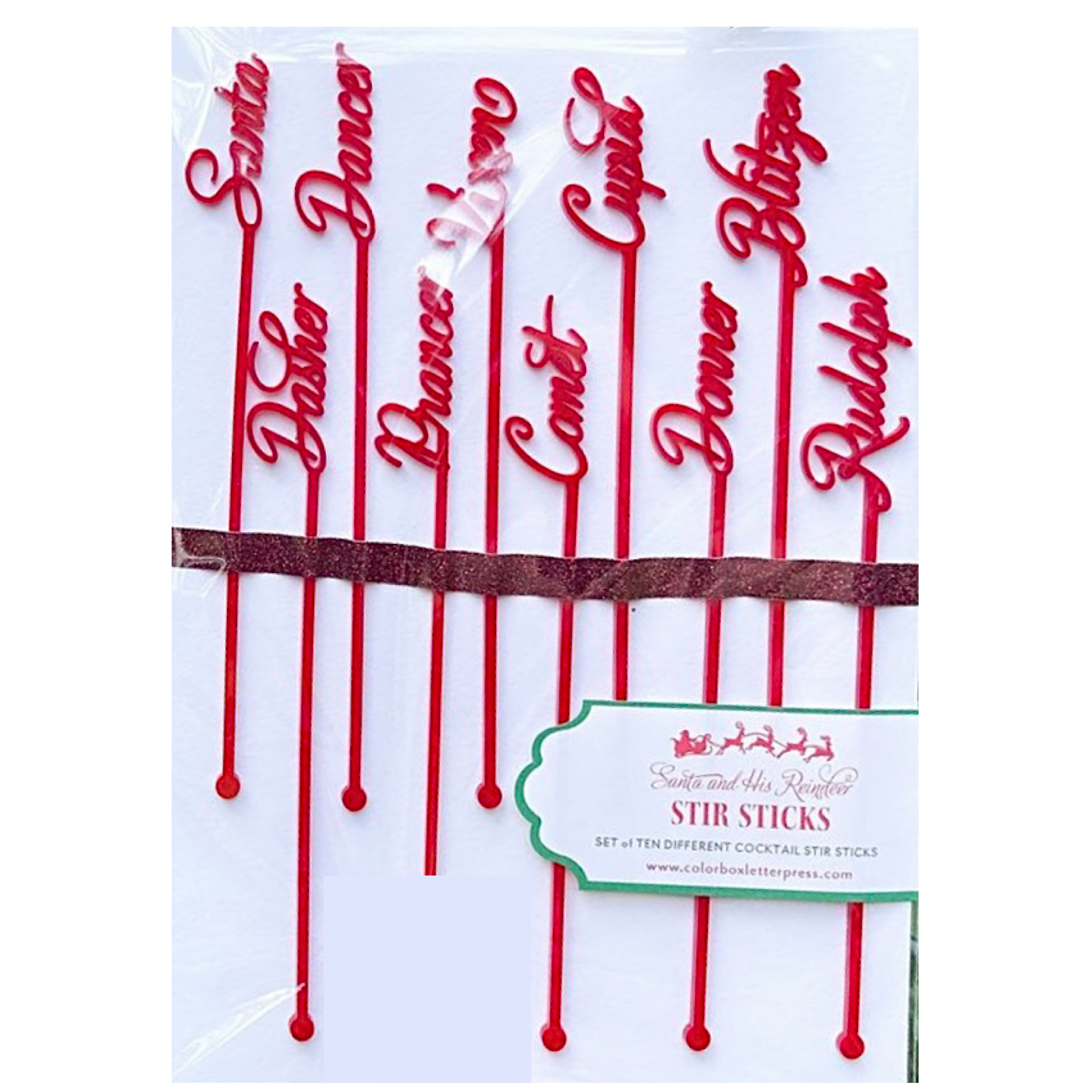 Holiday Reindeer Stir Sticks