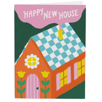 Happy New House Greeting Card