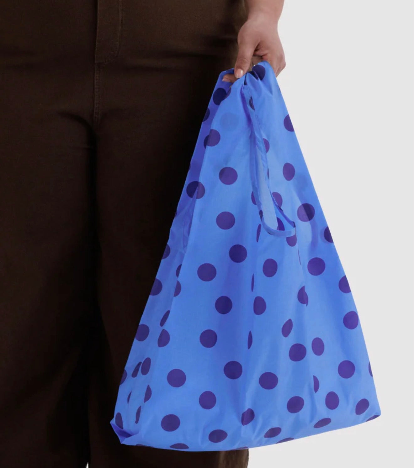 BLUE polka dot  : BAGGU bag